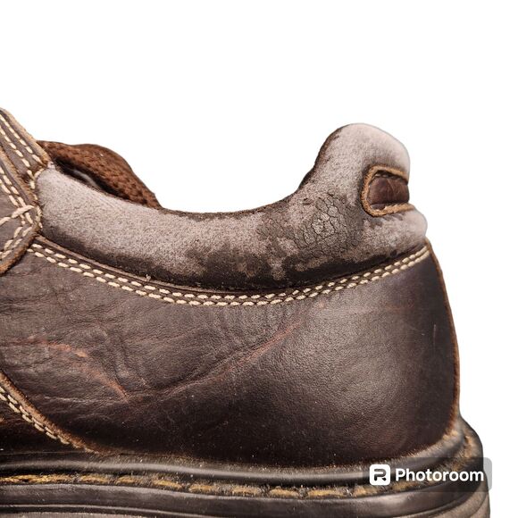 Vintage GBX Lug Sole Steel Toe Lace-Up Ankle Boot Work Shoe 11M - Picture 6 of 8